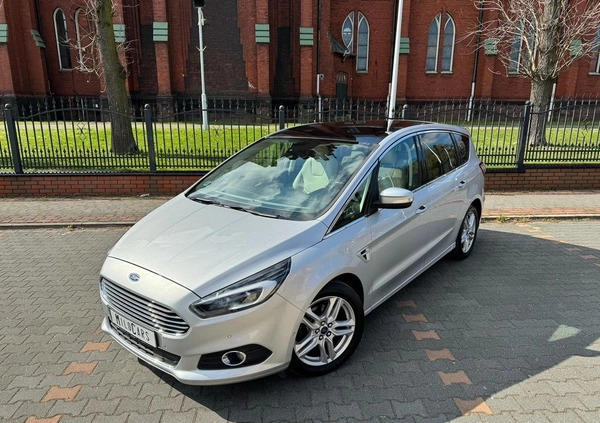 Ford S-Max cena 77600 przebieg: 182000, rok produkcji 2018 z Nowy Tomyśl małe 172